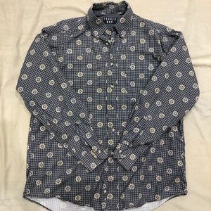Trader Bay Long Sleeve Button Up Pattern Shirt